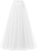 A Line Tulle Tea Length Skirt - Elegant Party Tutu for Events