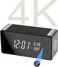 Spy Camera WiFi Hidden Camera Alarm Clock - 4K Night Vision