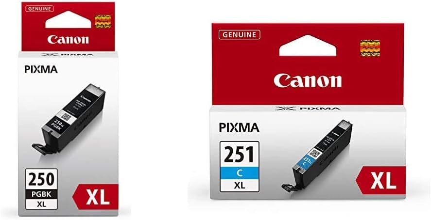 Canon PGI-250XL Black and CLI-251XL Cyan Ink Cartridges Review