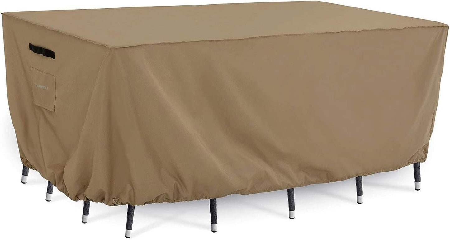 Tempera Outdoor Dining Set Cover - Heavy Duty Waterproof Protection