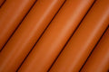 Dark Orange Marine Vinyl Fabric 5 Yards - Waterproof Upholstery