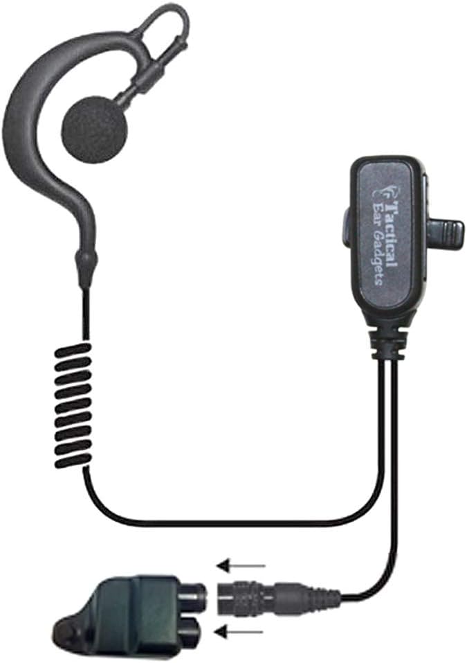 Falcon EP328QR Quick Release Lapel Microphone for Harris Radios