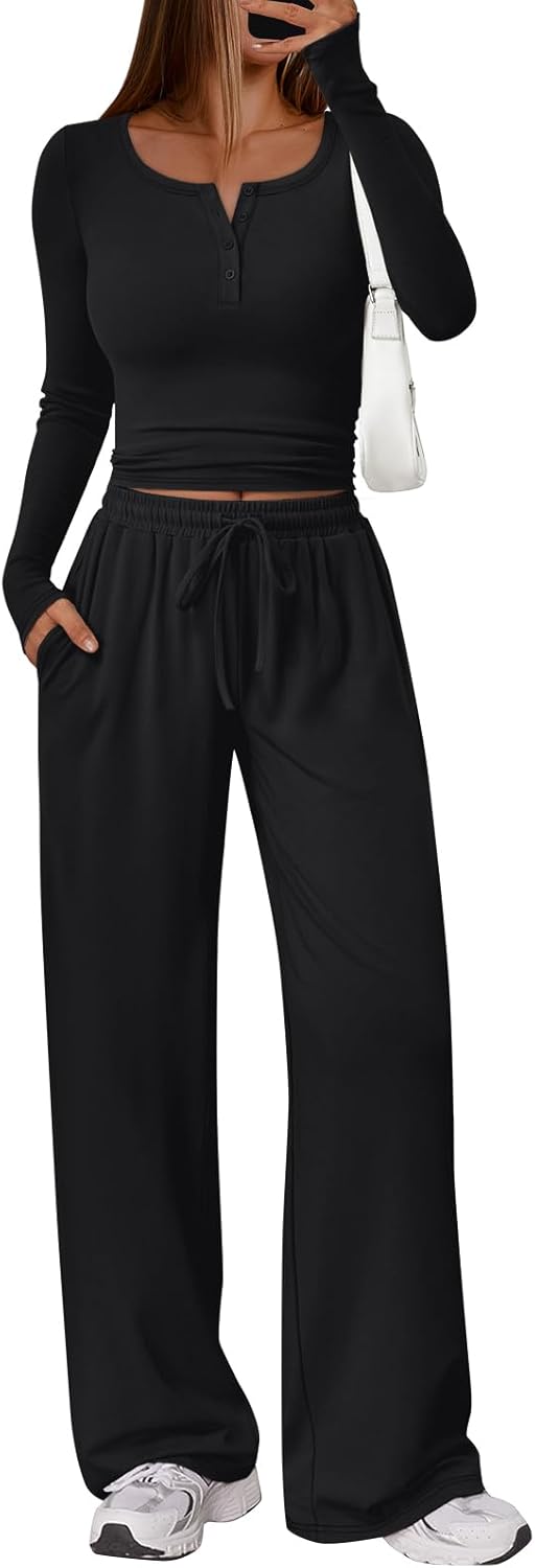 Trendy Queen Women's 2 Piece Matching Lounge Sets for Comfort