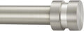 16-150 in Long Adjustable Matte Nickel Curtain Rods - Heavy Duty