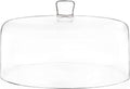 Glass Cake Dome Cake Cover Lid 12in - Clear Handmade Display