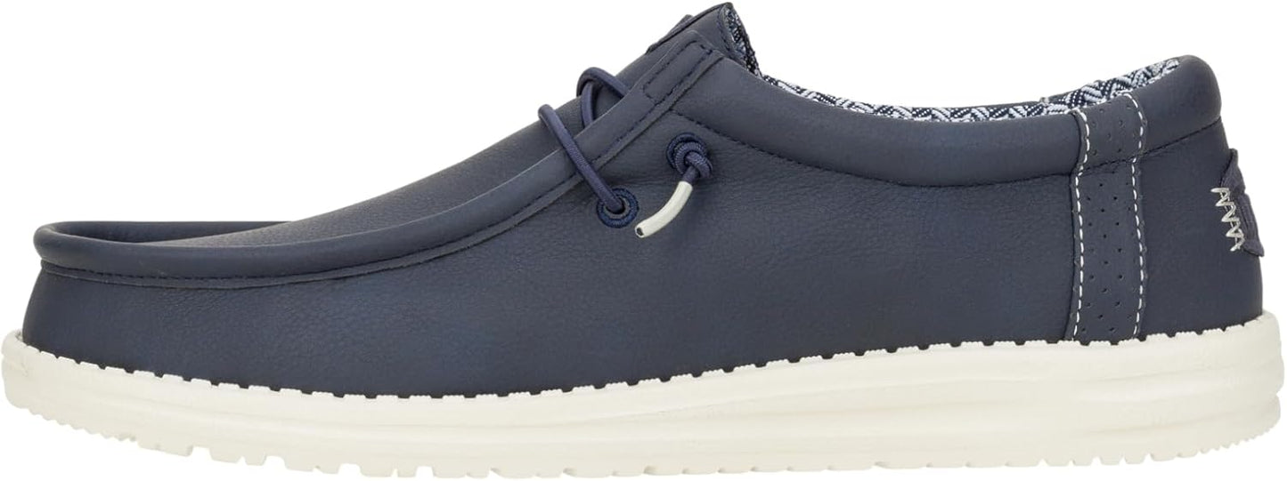 HEYDUDE Mens Wally Classic Slip On Loafers for All Day Comfort