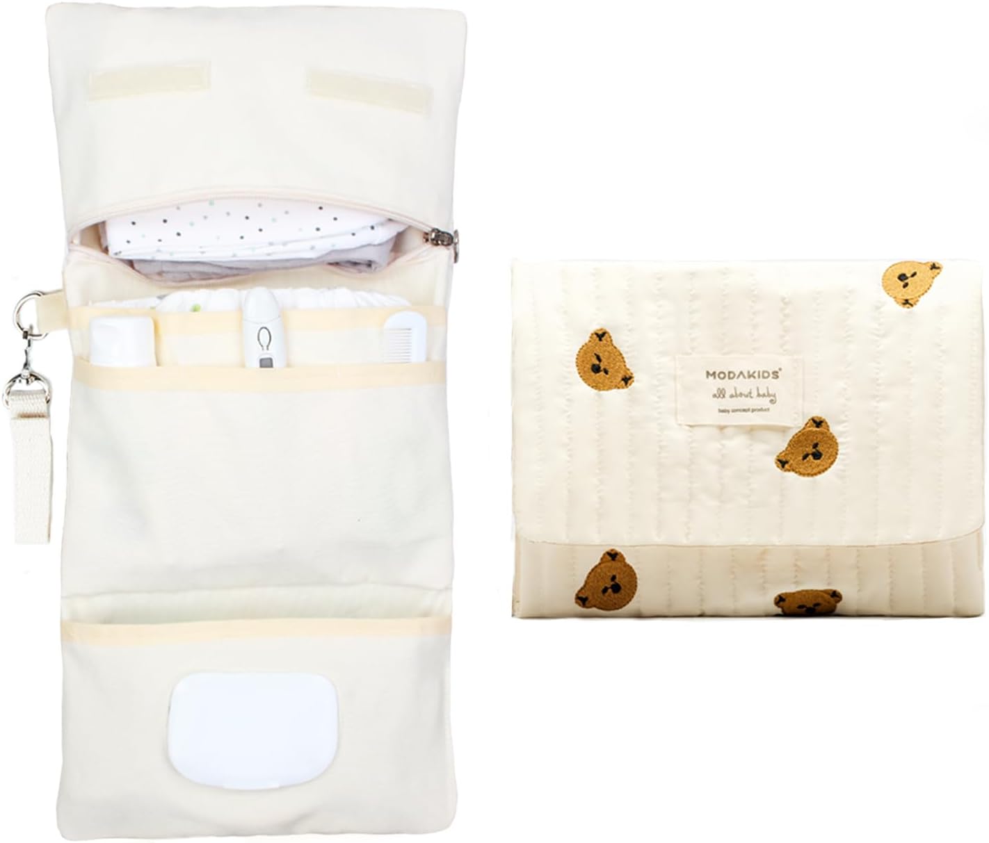 Waterproof Mini Diaper Bag: Mom & Baby Travel Set