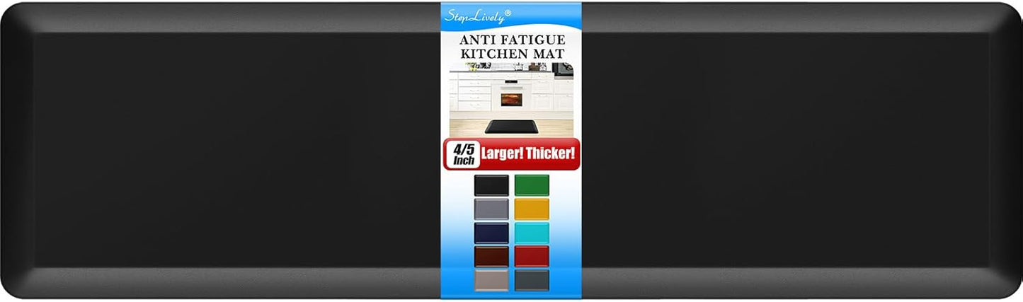 Cushioned Anti Fatigue Kitchen Mat - Easy to Clean, Non-Slip