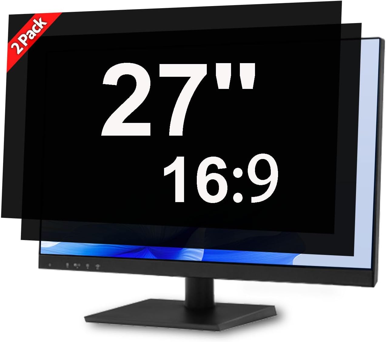 27 Inch Privacy Screen for Computer Monitor - Anti Glare Shield