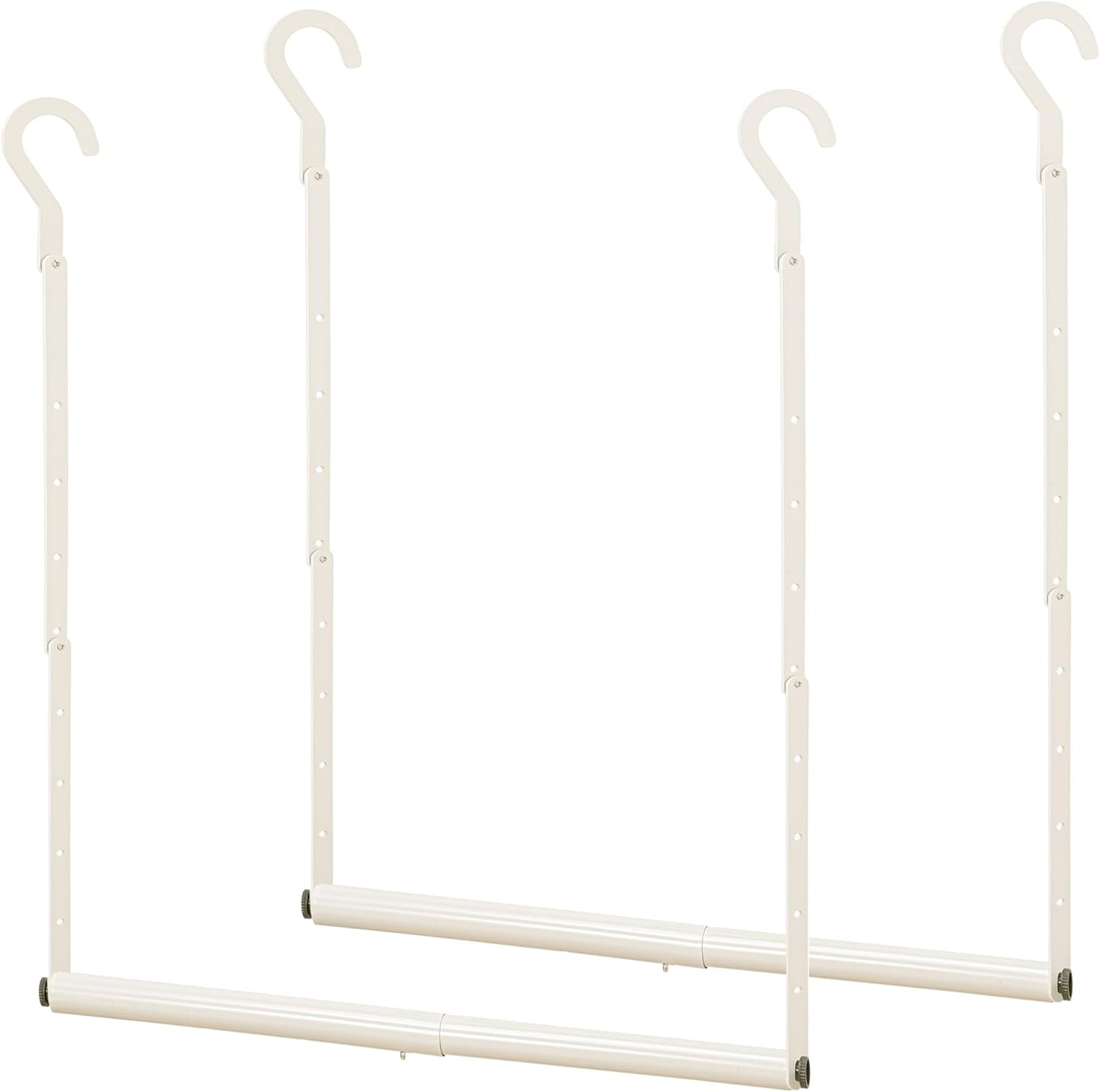 Adjustable Closet Rod for Heavy Duty Clothes Storage Solutions