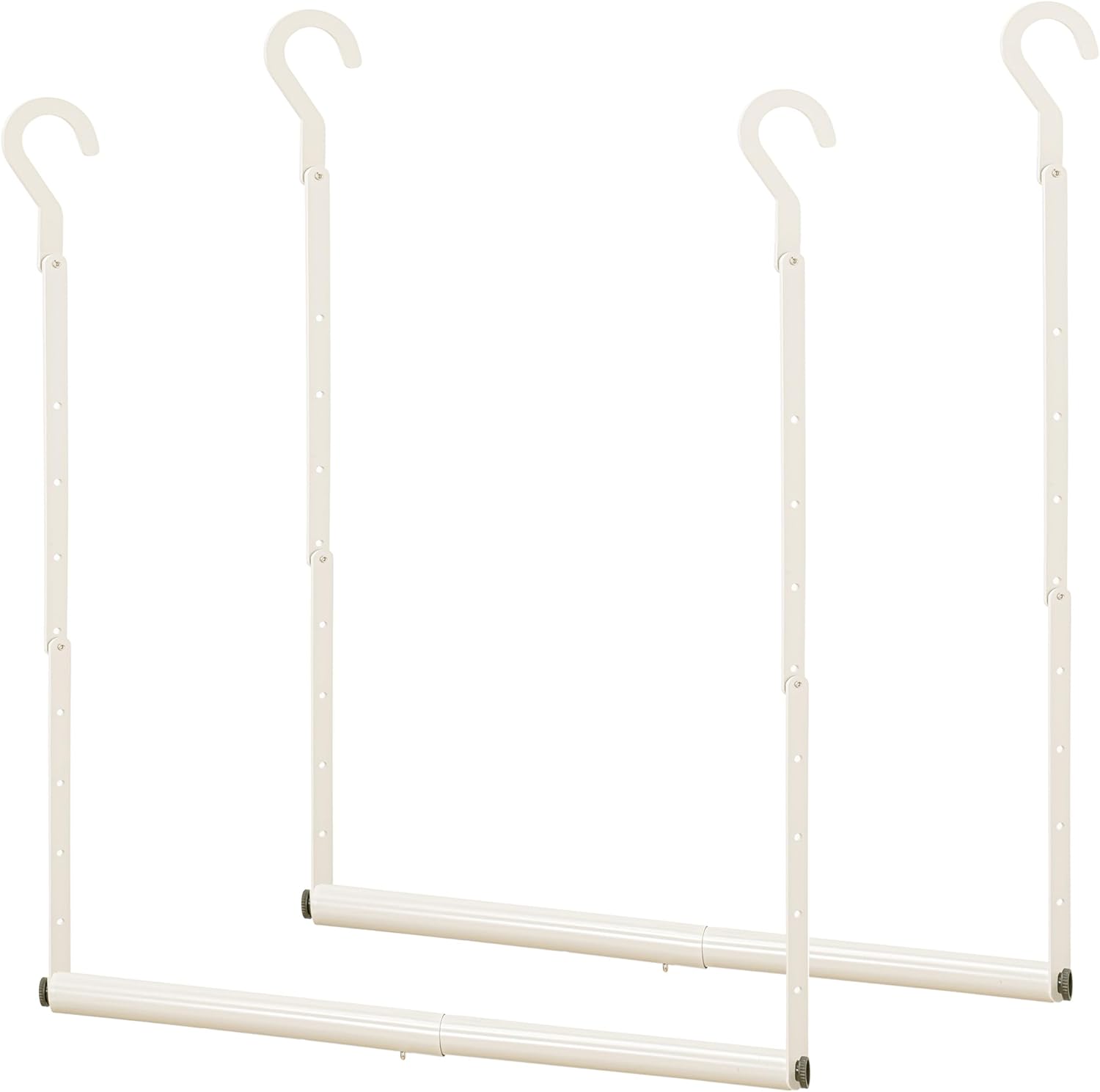 Adjustable Closet Rod for Heavy Duty Clothes Storage Solutions