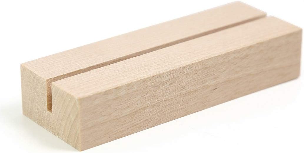 20 Pack 4 in Wood Stands for Wedding Acrylic Sign Display