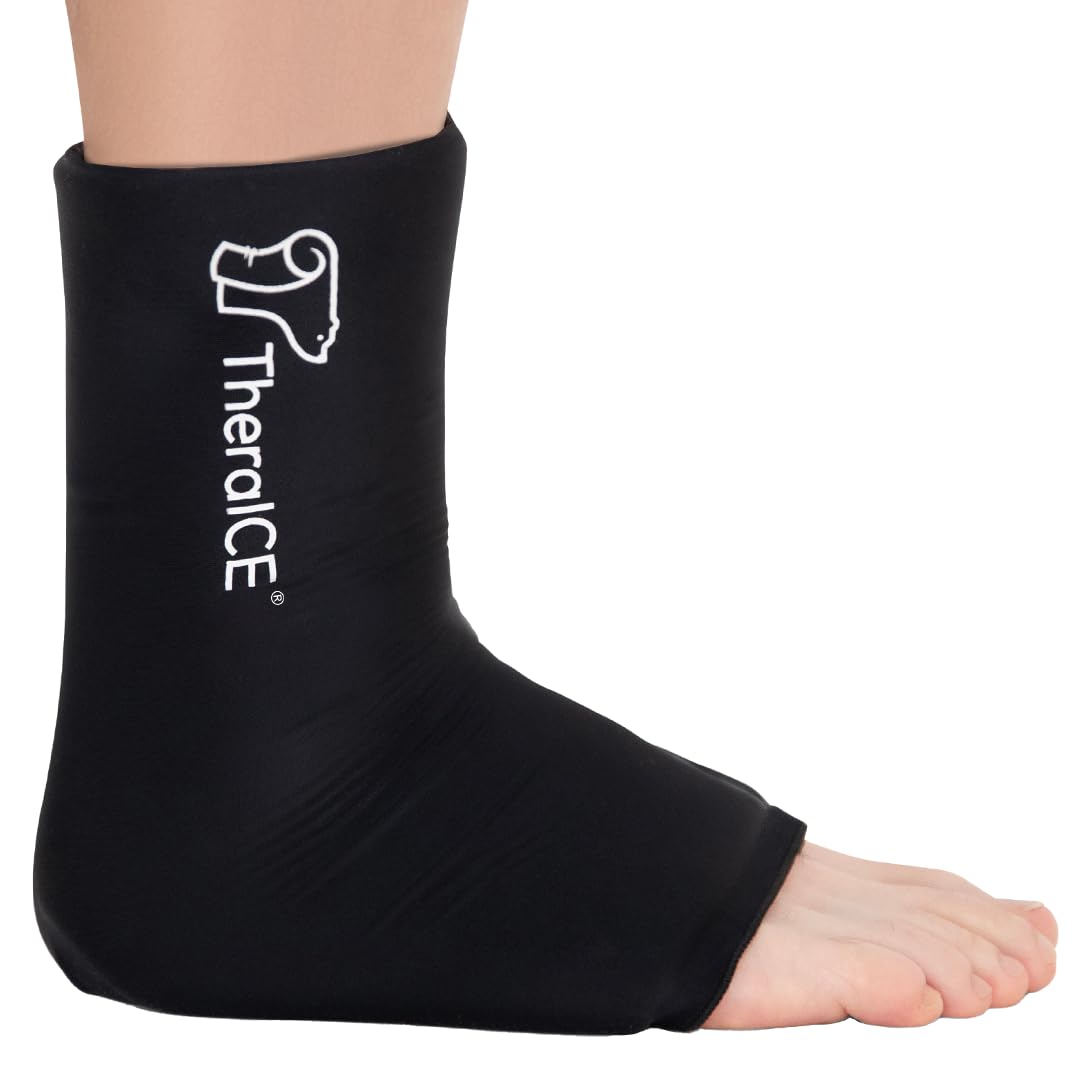 TheraICE Ankle Ice Pack Wrap for Sprained Ankle Relief