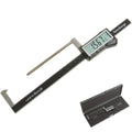Brake Rotor Gauge Wheels On Digital Caliper - Measure Without Removing