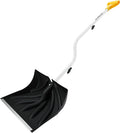 Snow Shovel for Driveway Ergonomic Design 17in Reinforced Heavy Duty