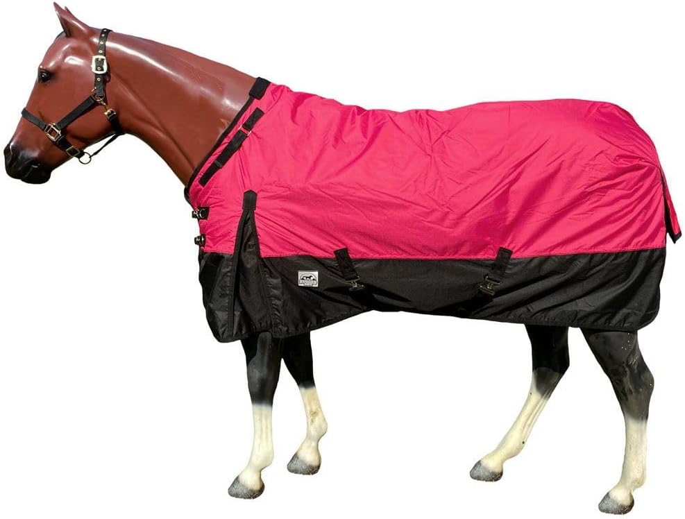 600 Denier Waterproof Turnout Blanket with Adjustable Neck Design