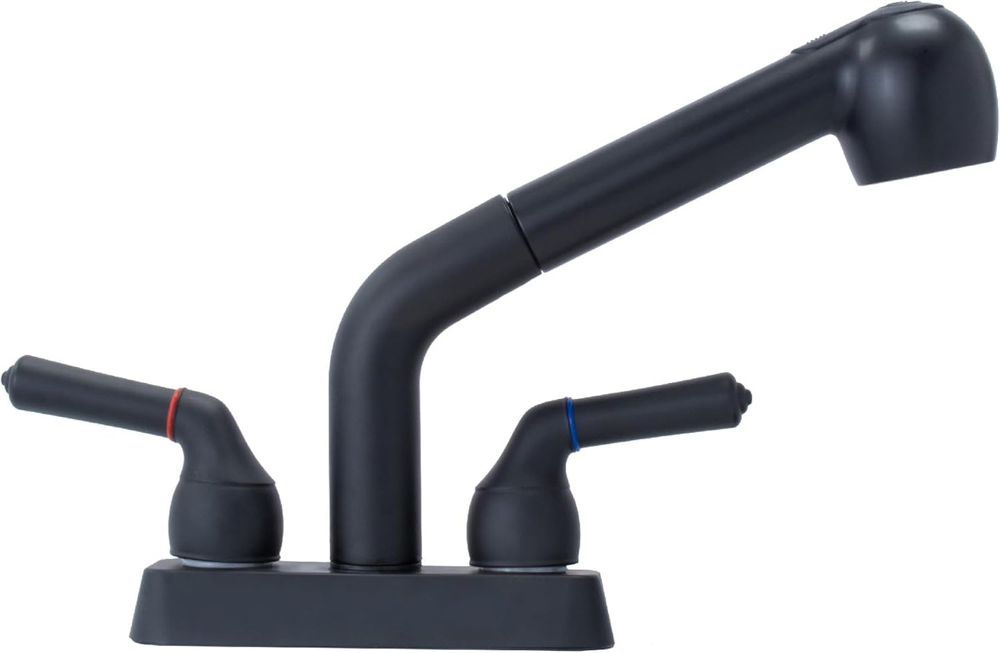 JS Jackson Supplies Dual Handle Pull Out Faucet for Utility Sinks