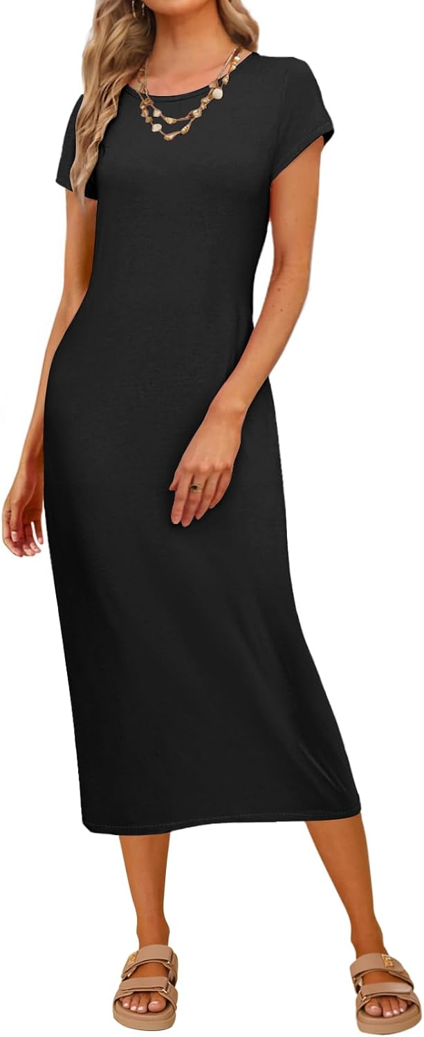 Stylish and Comfortable Women's Summer Short Sleeve T-shirt Dress