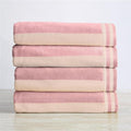 Large Beach Towel Set of 4 by Great Bay Home - Soft & Stylish