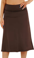 Womens Skorts Modest Knee Length Skirts Athletic Midi (Style ZMQT)