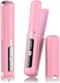 Cordless Hair Straightener and Curler 2 in 1 Mini - Fast 10s Heat