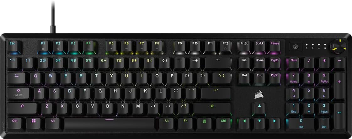 CORSAIR K70 CORE RGB Keyboard - Pre-lubricated Linear Switches