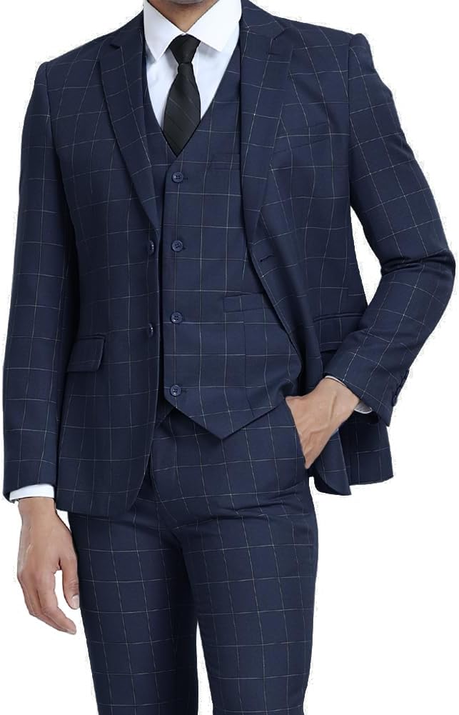 Men's Slim Fit 3 Piece Tuxedo Suit Set for Every Occasion