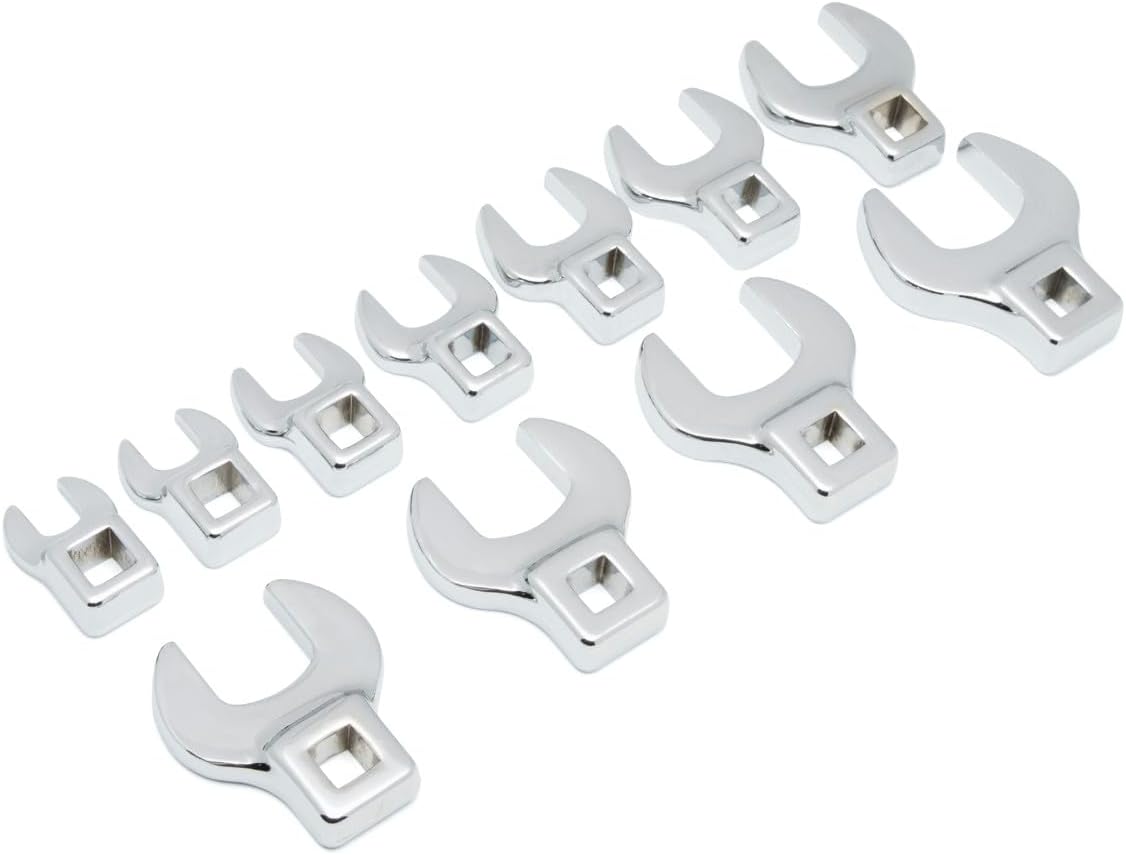 GEARWRENCH 11 Pc Crowfoot Wrench Set for Hard-to-Reach Fasteners
