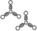 3-Way Fishing Swivels T-Shape Luminous Connectors - Smooth Rotation