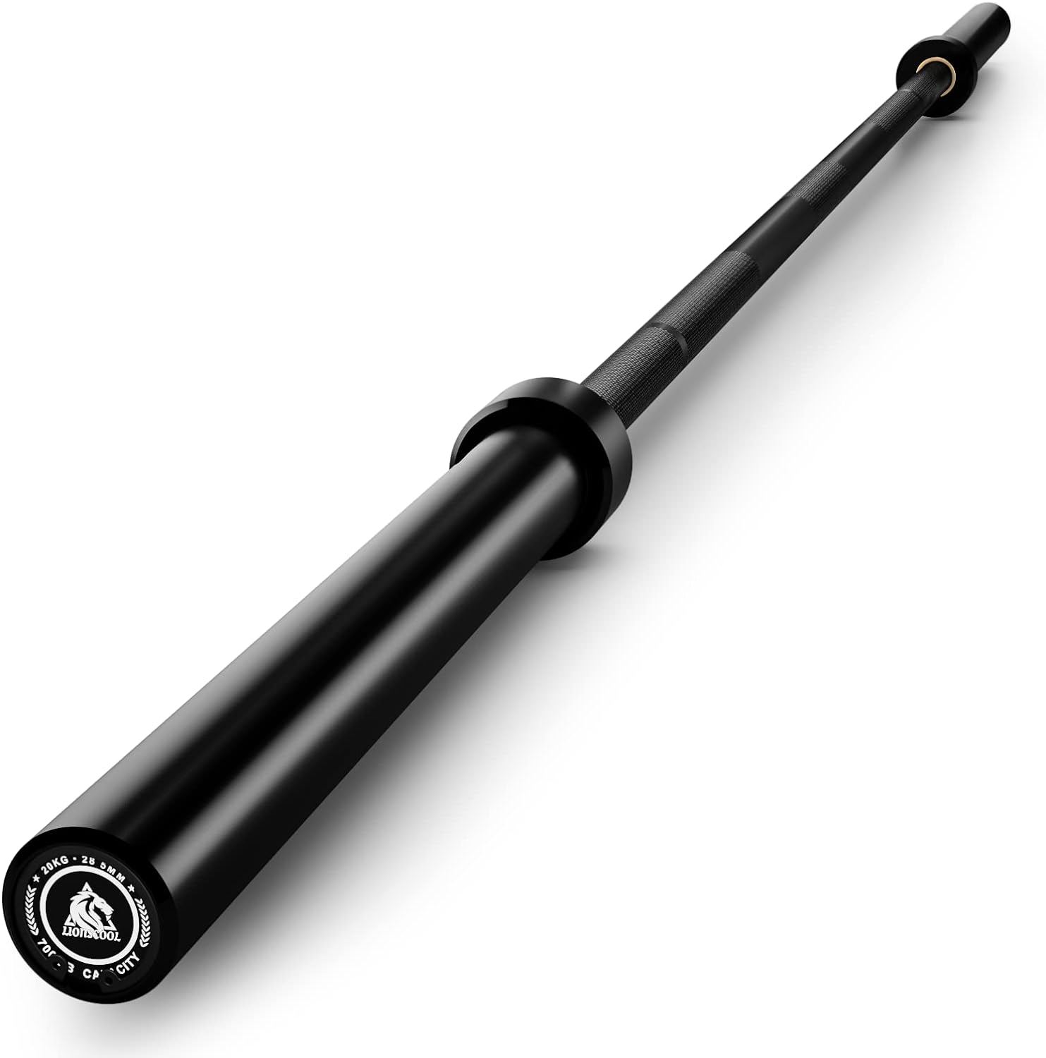 LIONSCOOL 7FT Olympic Barbell for Weightlifting and Powerlifting
