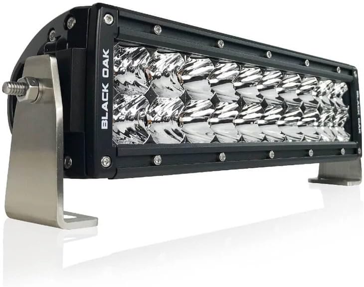 Black Oak Waterproof Double Row LED Light Bar - Perfect for Off-Road Adventures!