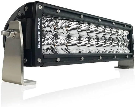 Black Oak Waterproof Double Row LED Light Bar - Perfect for Off-Road Adventures!