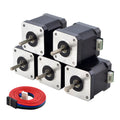 Nema 17 Stepper Motor 2A 55Ncm 5 Pack - Reliable 3D Printer Torque