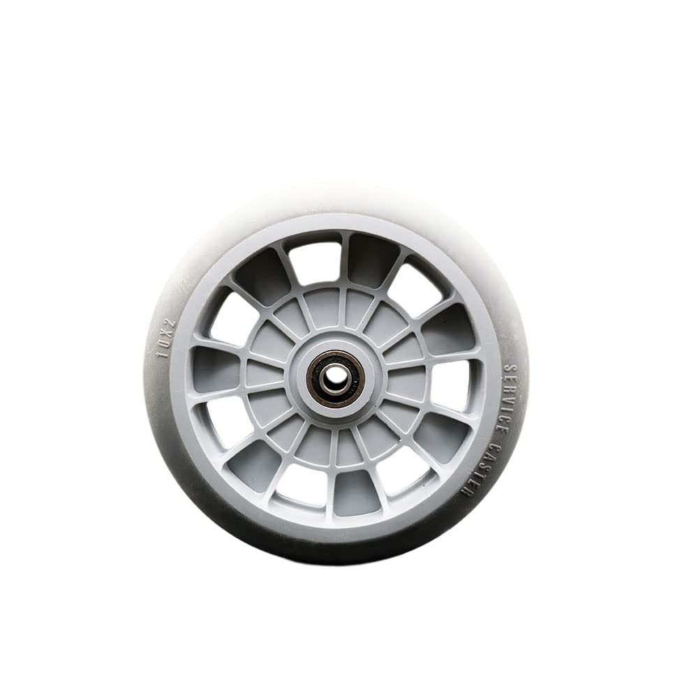 10in x 2in Flat Free Hand Truck Dolly Wheel with 600 lbs Capacity