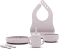 Lavender Silicone Baby Feeding Set - First Bites 6-Piece Kit