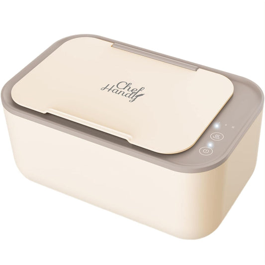 Silent Baby Wipe Warmer - Even Heating, Portable, 3 Temp Modes