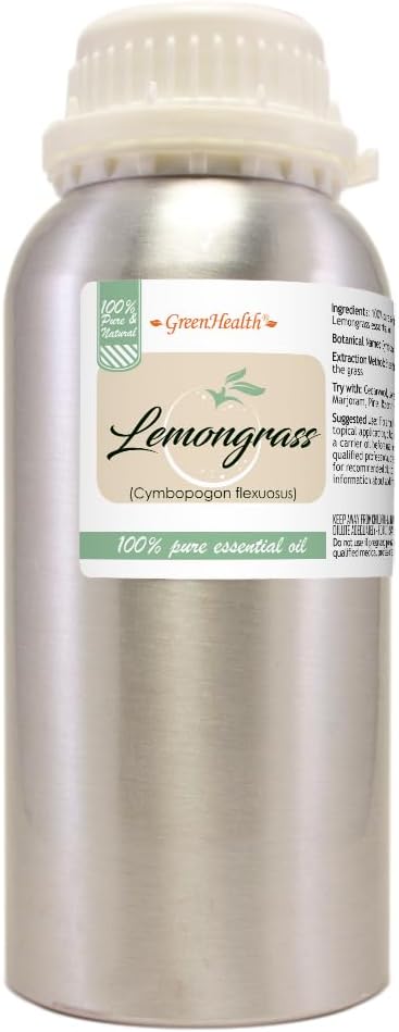 Lemongrass Essential Oil - 100% Pure - 16 fl oz Aluminum Bottle
