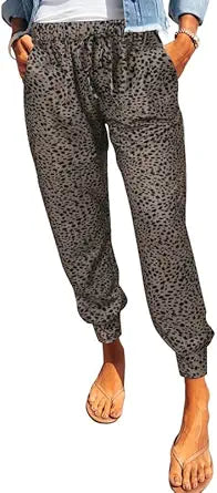 Dokotoo Womens Soft Casual Drawstring Jogger Pants with Pockets