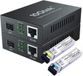 Pair of Gigabit Ethernet Bidi Media Converters - 3-km Fiber Link