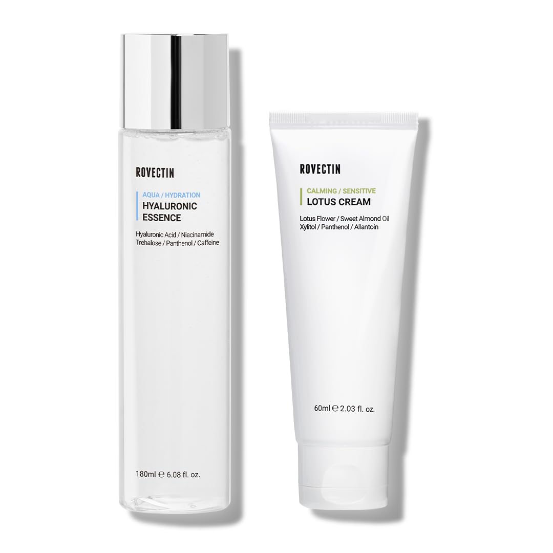 ROVECTIN Calming Lotus Water Cream and Aqua Hyaluronic Essence