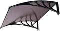 Polycarbonate Window Door Awning Canopy 40 in x 40 in - Weather