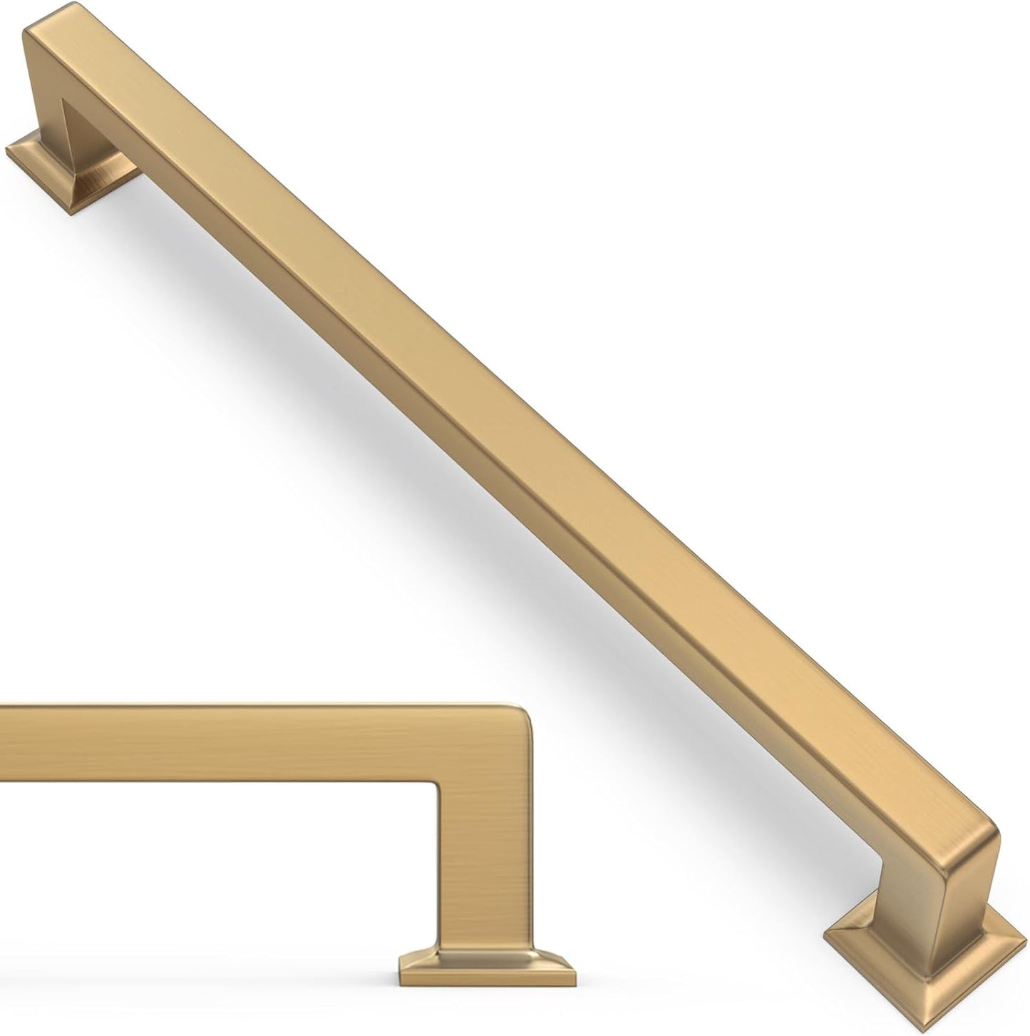 10 Pack 10 Inch Kitchen Cabinet Handles in Champagne Bronze