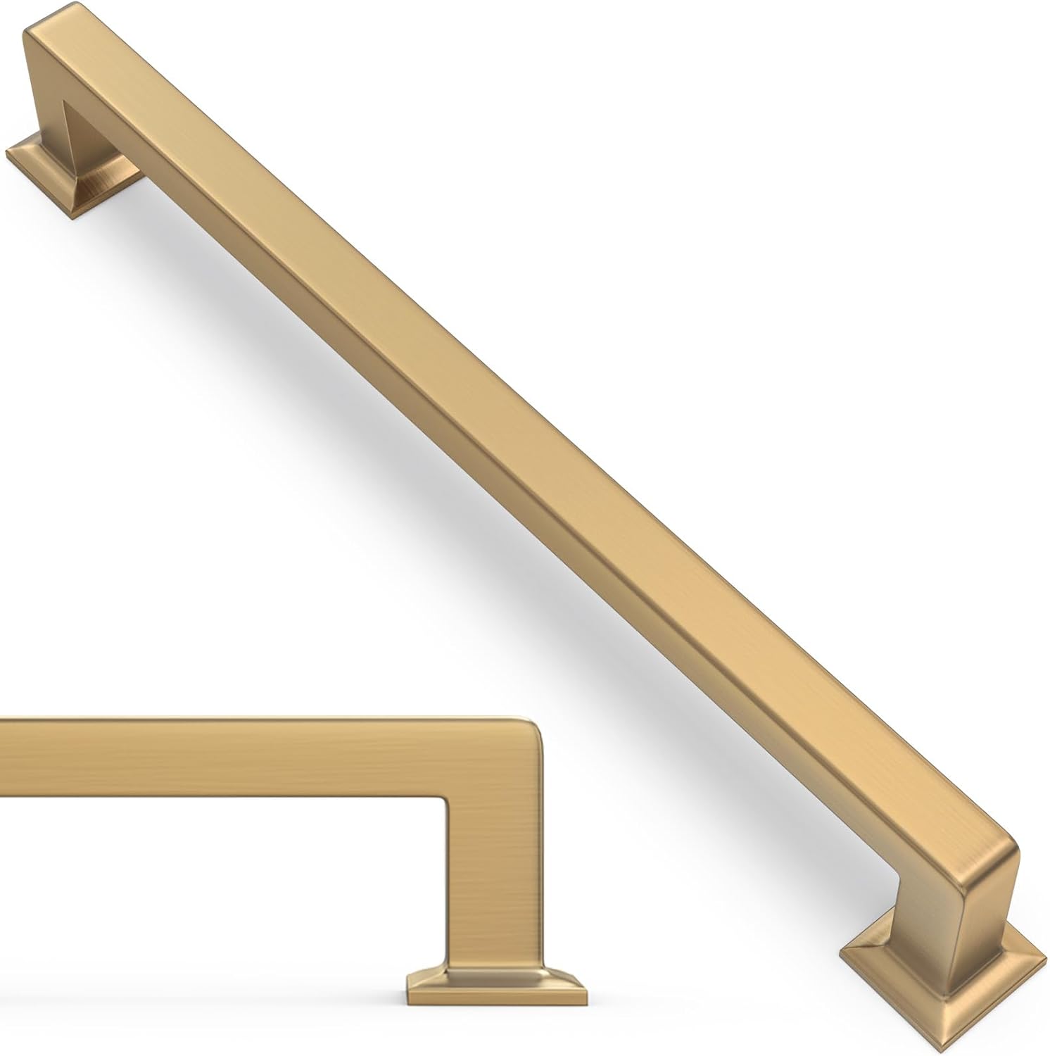 10 Pack 10 Inch Kitchen Cabinet Handles in Champagne Bronze