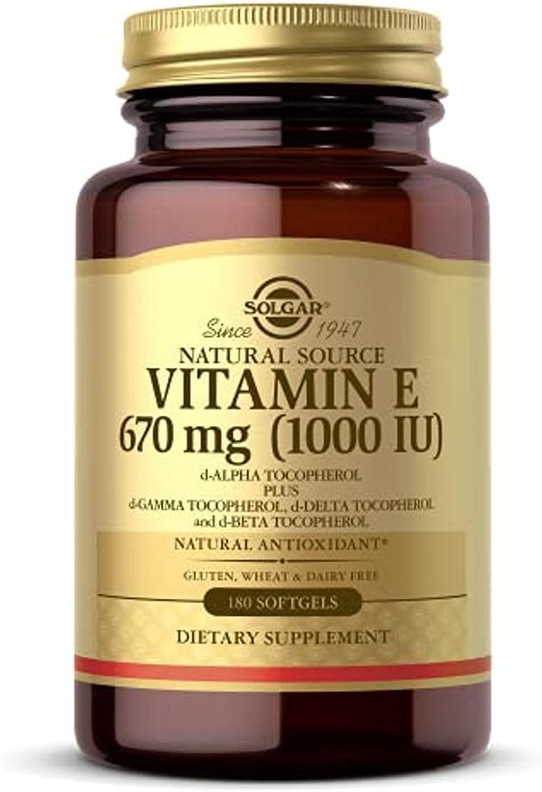Solgar Vitamin E 670 mg Softgels for Skin and Immune Support
