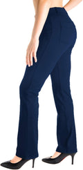 Yogipace Belt Loops Straight Leg Yoga Dress Pants - Comfortable fits