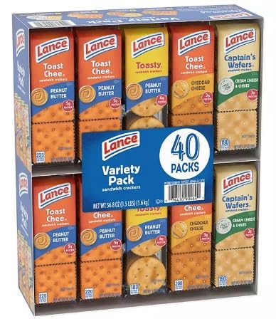 Lance Variety Pack Sandwich Crackers - Perfect Snack Choice