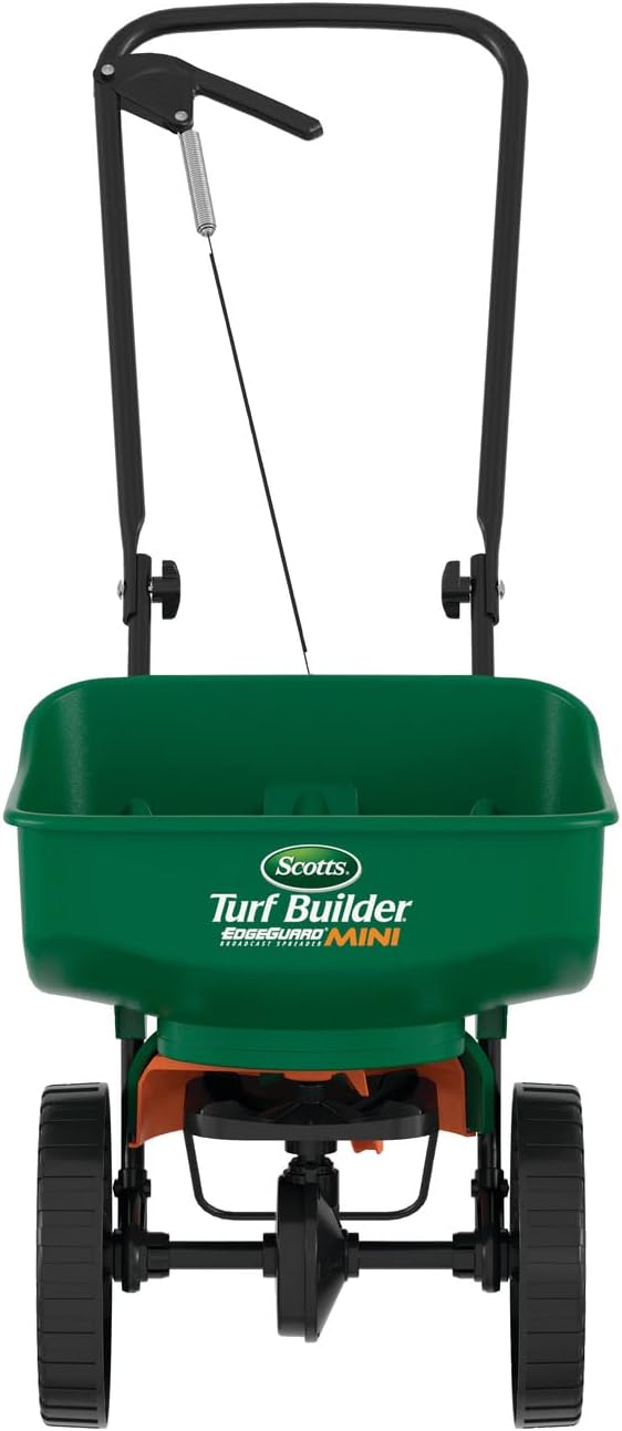 Scotts Turf Builder EdgeGuard Mini Spreader for Lawn Care