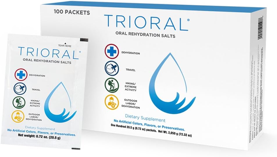 TRIORAL Rehydration Electrolyte Powder for Optimal Hydration