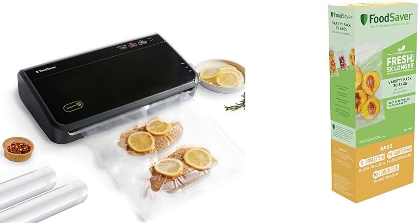 FoodSaver Vacuum Sealer Machine with Automatic Bag Detection