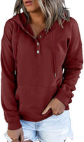 Dokotoo Womens Hooded Pullover Sweatshirt - Casual Oversized Fit Long